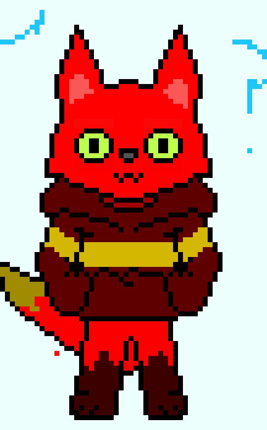 [6b98f7] "Hi person in a purple coat"