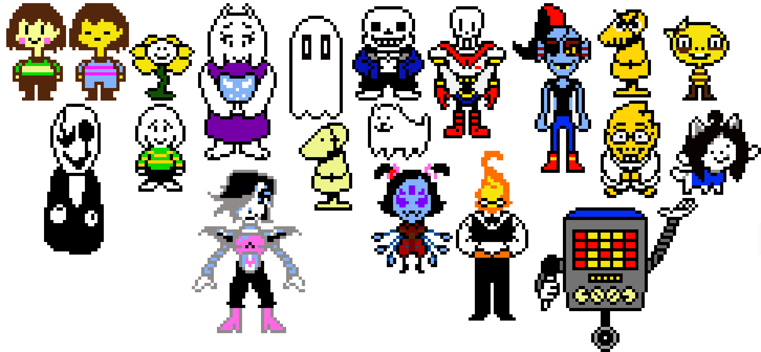 [95be89] Most of the UnderTale characters
