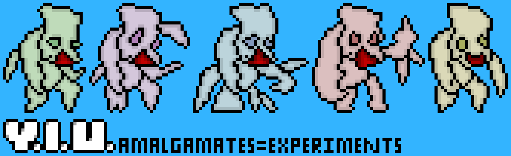 [9664c4] Your Indie Underground (My AU) Amalgamates = Experiments