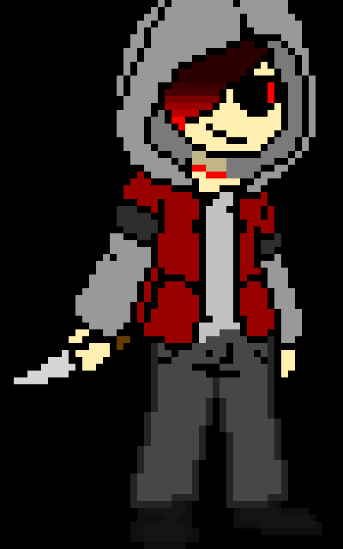 [39b34f] -slashes a froggit- dead...-tosses up knife and catches it with other hand-