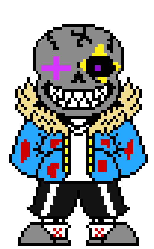 [ac28da] gore sans: I'm the only one who made a gore sans sprite