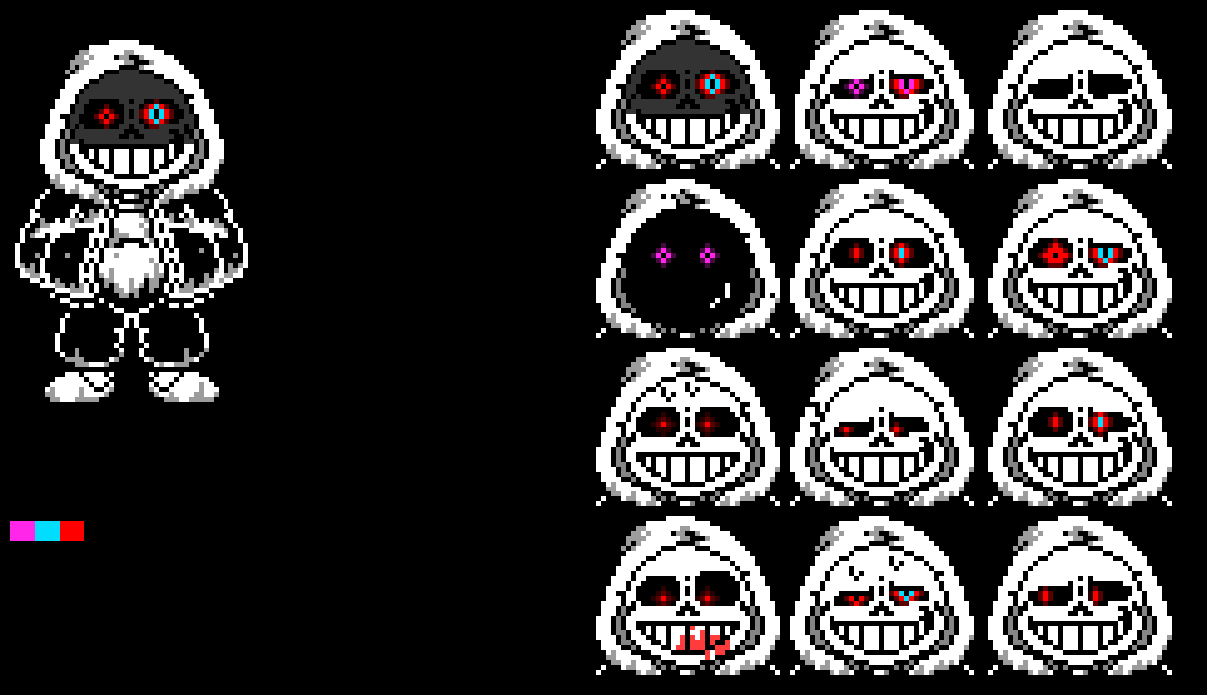[dba24e] DustTale Sans sprite