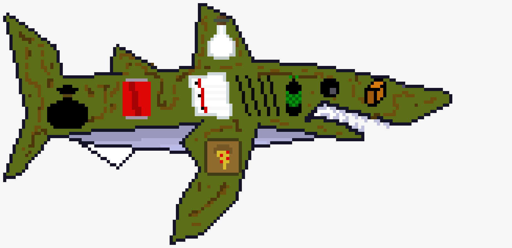 [9664c4] Trash Shark