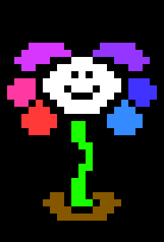 [1375db] hey guys!-rainbowtale flowey (MOAU)