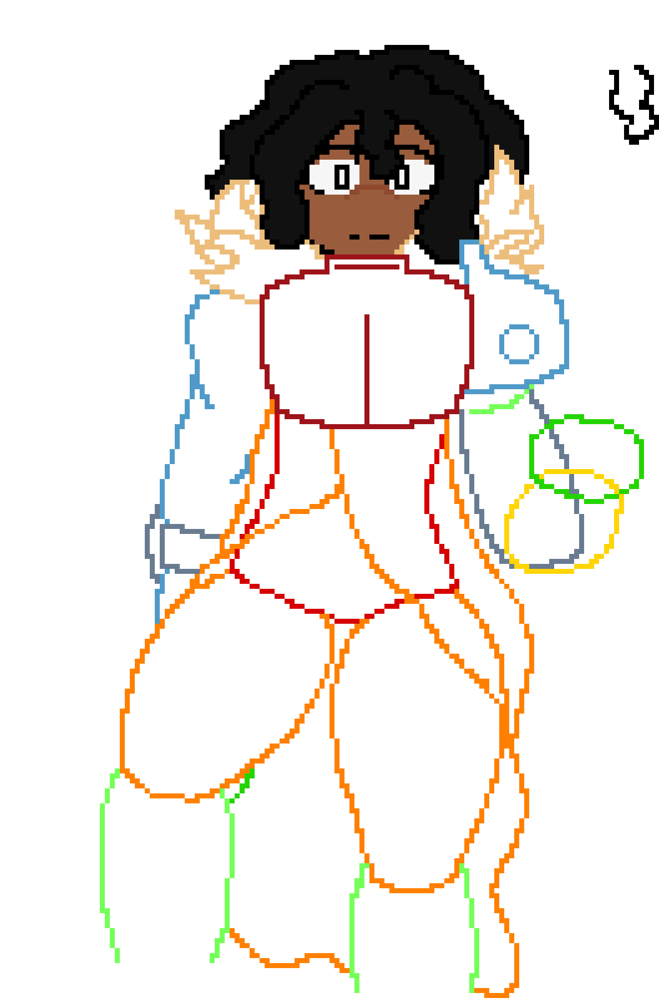 [1bb6e9] lowkey the more i look at this the more it turns into medievalized NCR Ranger armor and i think that's cool