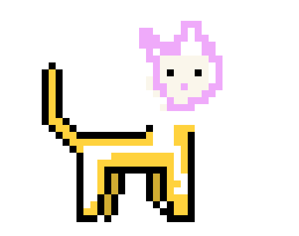 [4d362e] 8-bit dog/cat