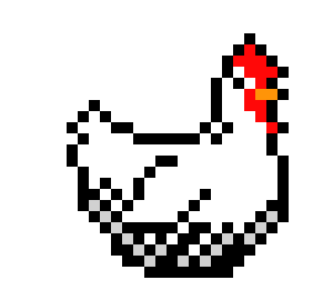 [2158e0] white chicken