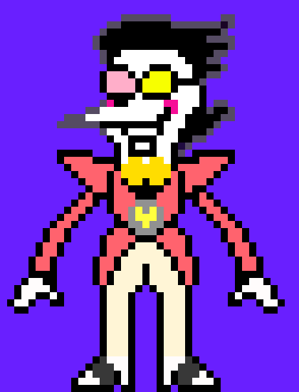 [970cdd] Spamton/Scp 8133-*Becomes Ex form 2*Anyways*Sits down and begins to drink battery acid and eat Kromer*