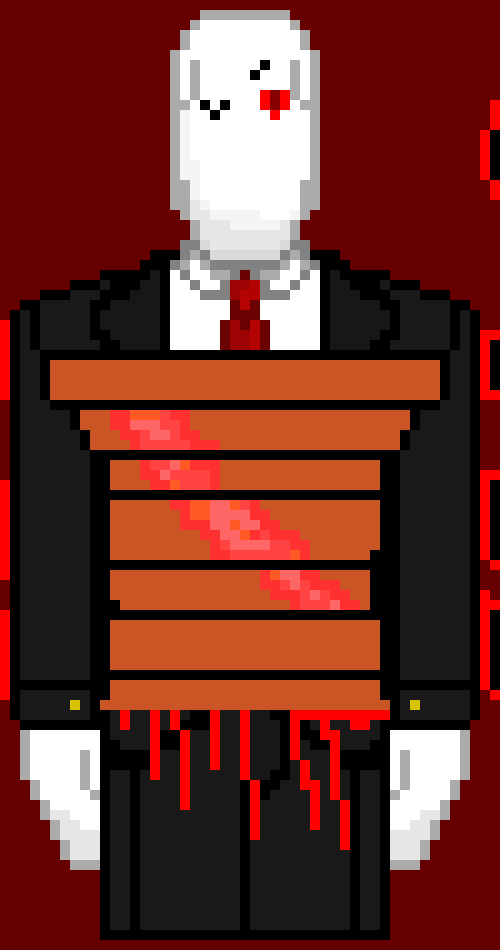 [7398c2] (Thx) N-No! *Tries to stand up* I w-wont let you d-die! :Slenderman