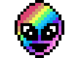 [9664c4] rainbow alien