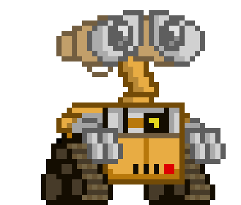 [45d928] -he continues pointing at chara- wall-e?