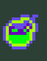 [a228fa] *A Bomb flies at Chara, exploding if it hits her or the ground.*