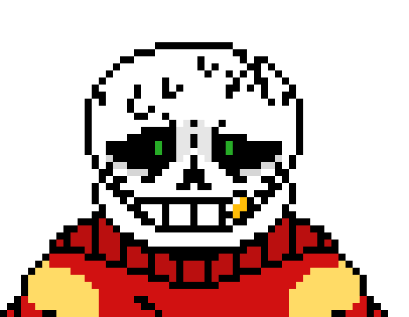 [418201] i dunno what happened,[he just tps to that place,gets a fell sans mouth and puts it on]