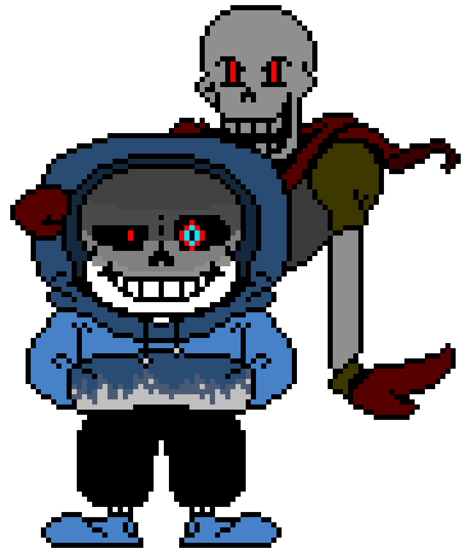 [0ab601] IJ!DustTale Sans And Papyrus Sprite V2