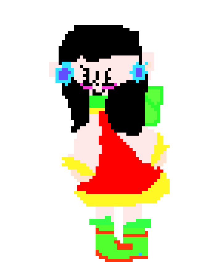 [904ba9] heh thank u and u look cute very cute opens the door here u go in first smiles