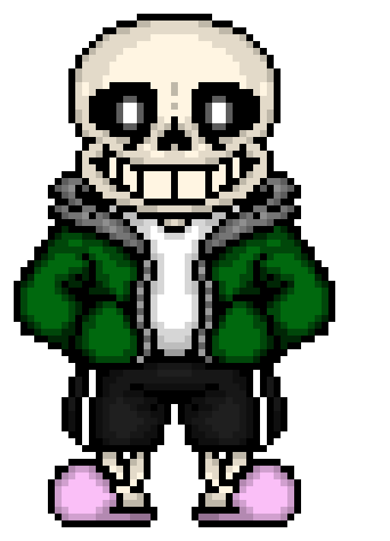 [f273a4] Sans sprite, except I added too much shading to it, and now it looks weird.