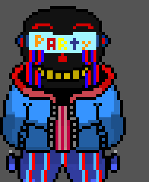 [ca8ee4] (Gaster blasters are everywhere! it's using it as the light show)