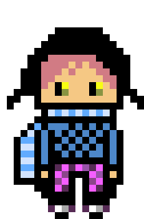 [eaaf3d] danganronpa pixel sprite base