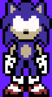 [053e67] Welp... heres a sonic i made with spring's base... Gonna try to figure out how his universe works.