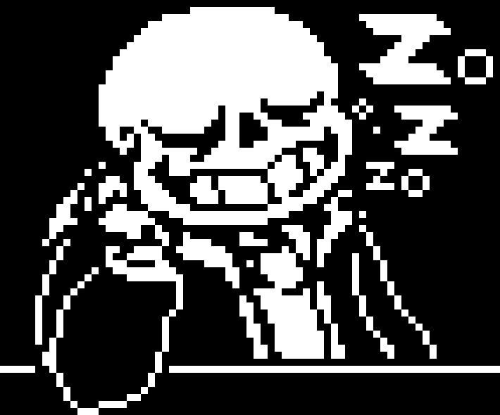 [11a9d7] -Falls Asleep- -Shop Keeper Sans