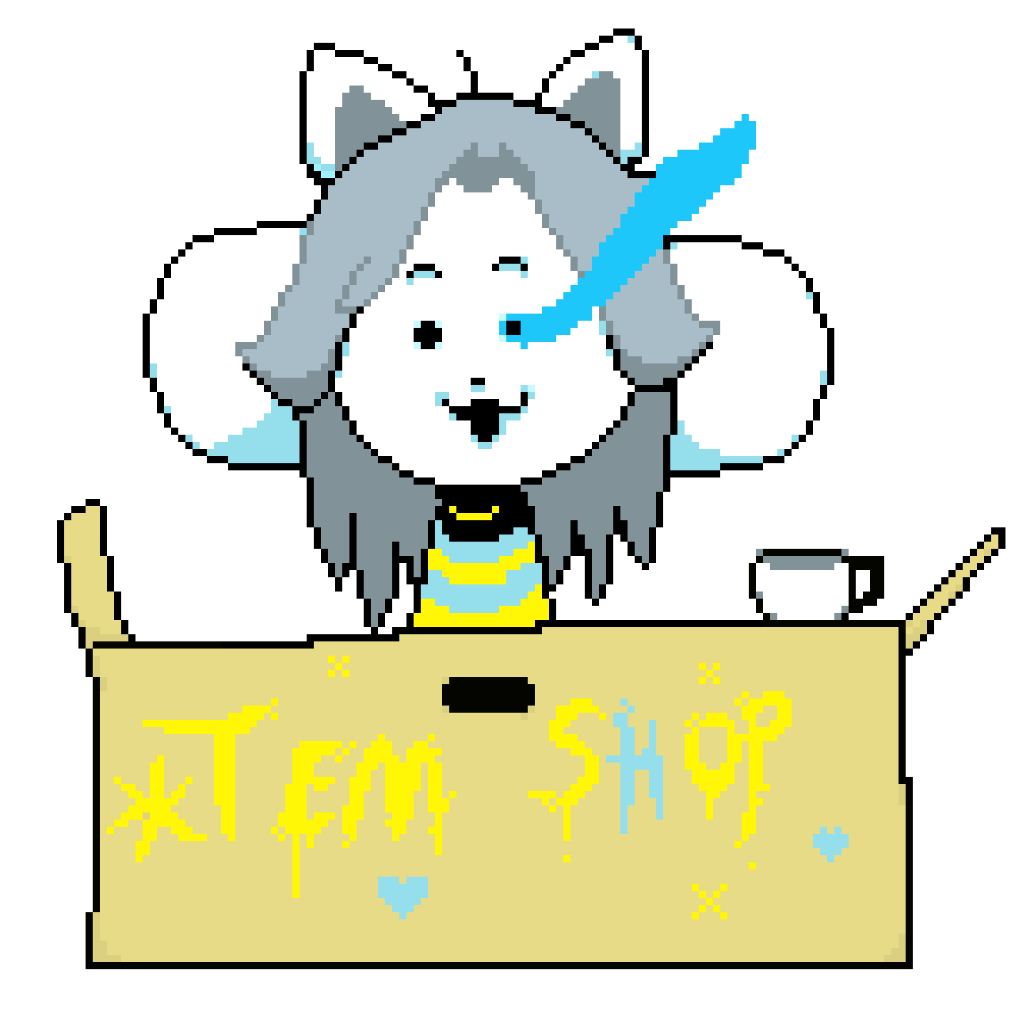 [6dc9d4] hOI!!! i'm tEMMIE!! and ur gonna have a bad tiem.