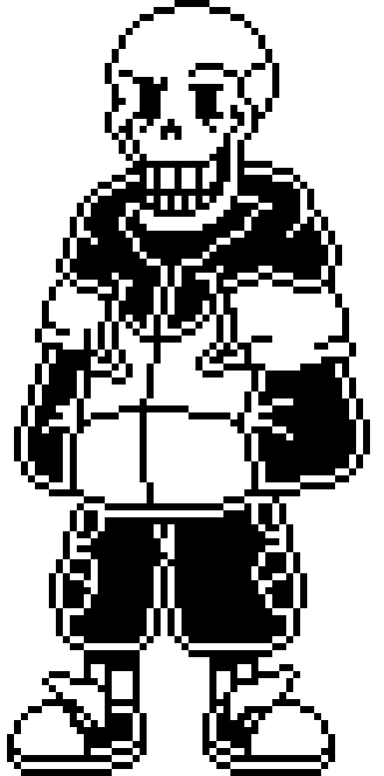 [22baeb] TS! UnderSwap Papyrus Battle Sprite.