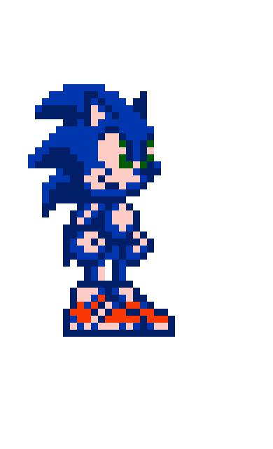 [1cc751] Sonic 1 NES Improved (rom concept) Modern Sonic