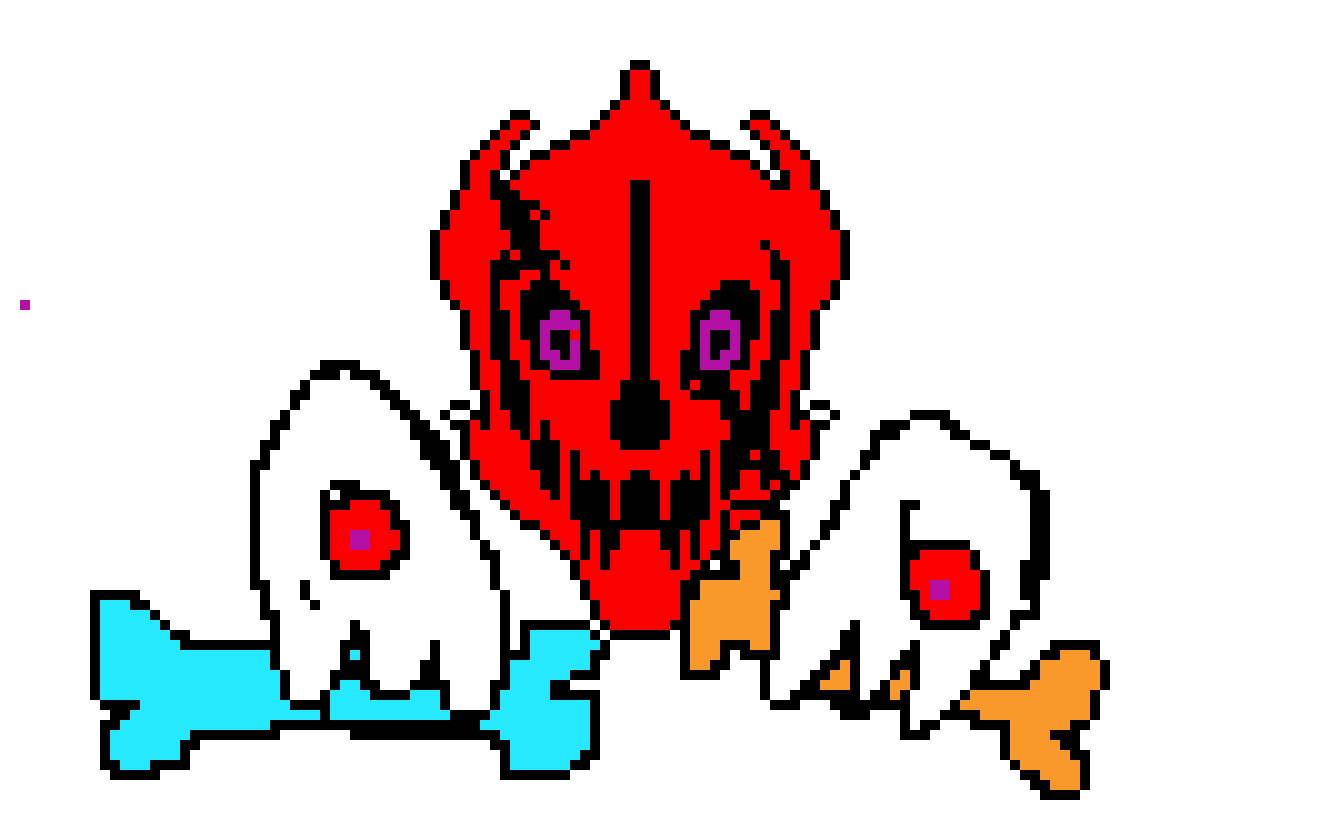 [ce61c4] WD Gaster Blaster colord bone form