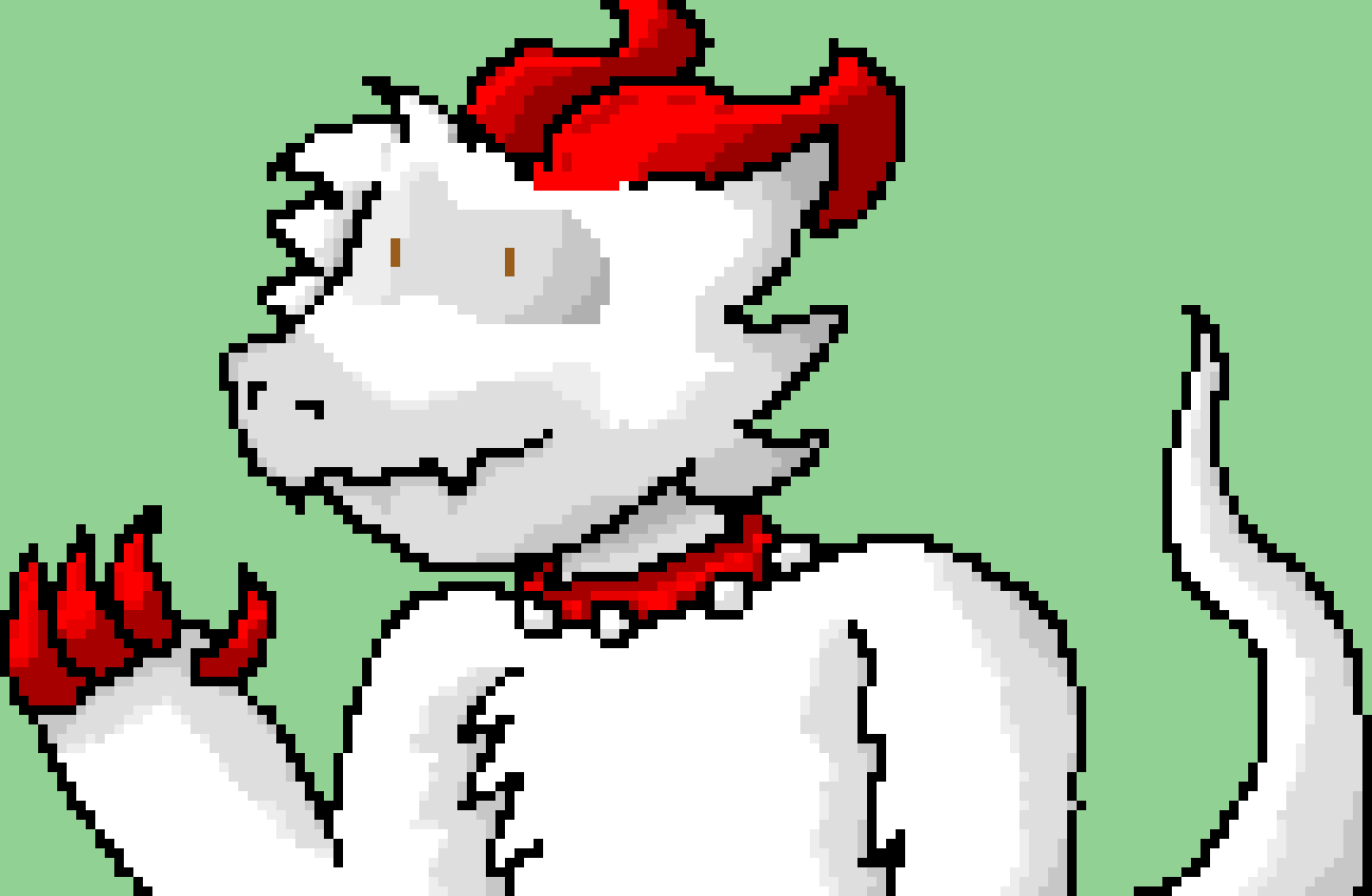 [95be89] Terrie, but his tail isn`t feathered