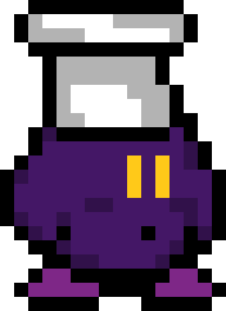 [217ed5] chef kirb halloween pixel art