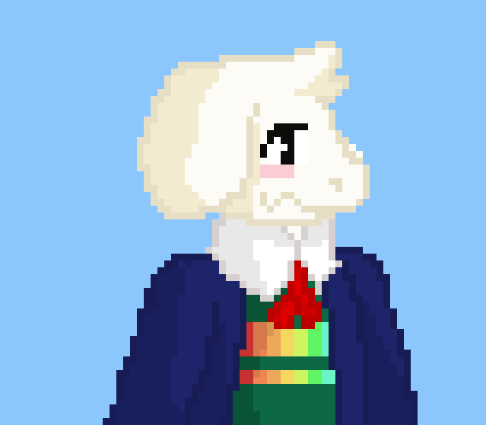 [d3afd1] I was making a undertale AU and this is the Asriel.