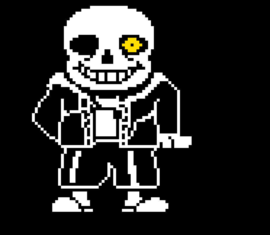 [9664c4] black and white sans fight arm