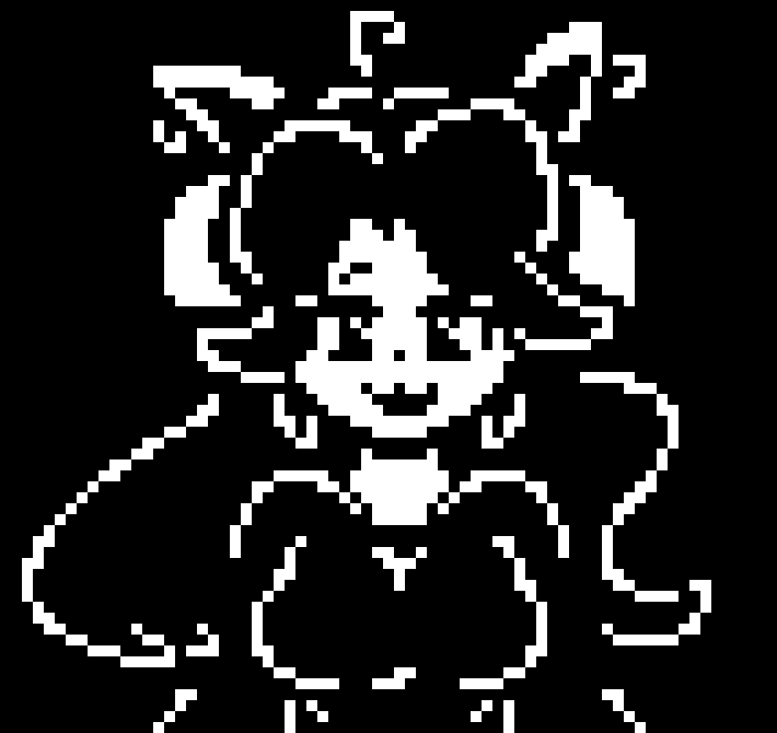 [332fa7] Temmie-*She was at a nearby table,eating a burger with a side of Temmie Flakes*GoSh ThIs Is So GOoD