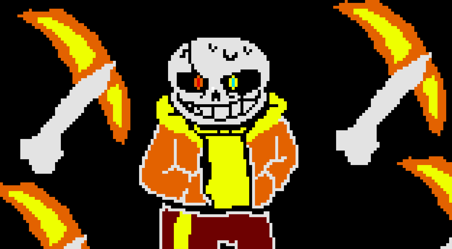 [2b9834] blaze: (pust fire bone in the dark figure the blasts him