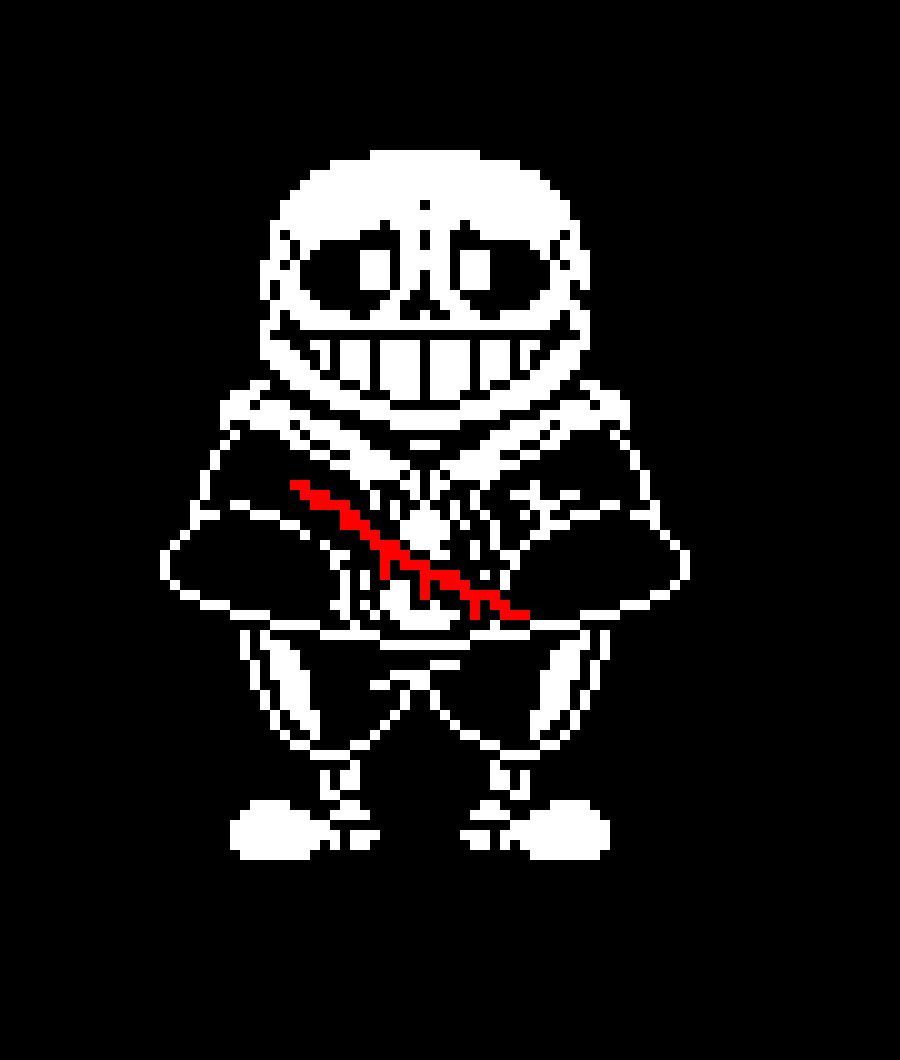 [b7d2ef] Sans: (in that wierd robot voice you find on windows ten) oh no, i am deading.