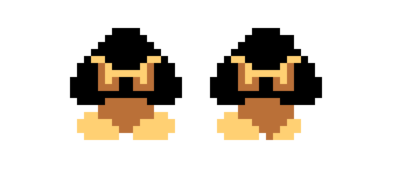[701a43] inverted color goomba sprite walking