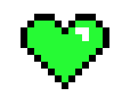[bb9ae1] Light Green Heart
