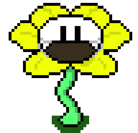 [1a18a3] Flowey But Mask. (Free to use!) Forgot the strings ; -;