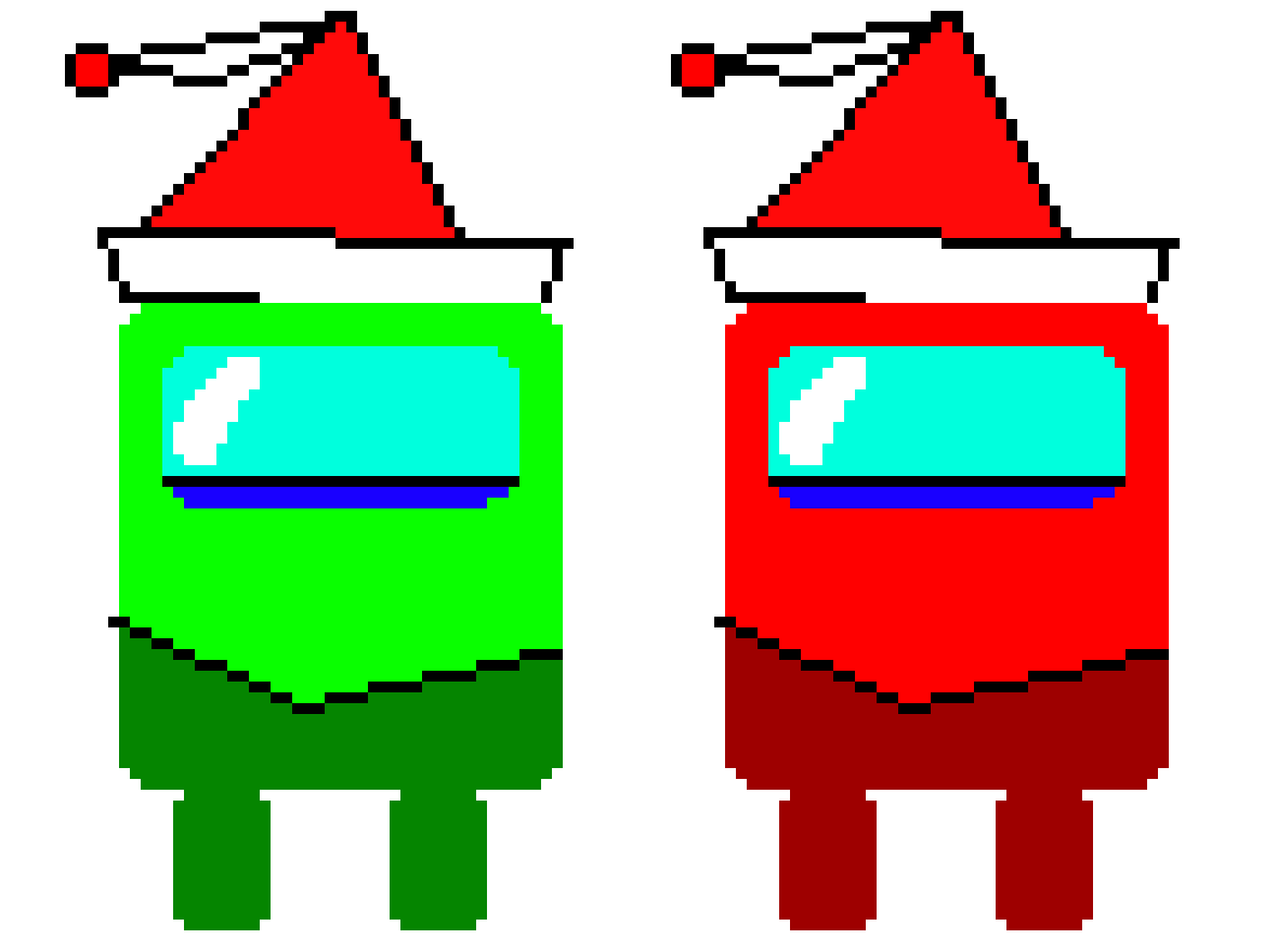 [32d8b9] Green And Red (Among Us)