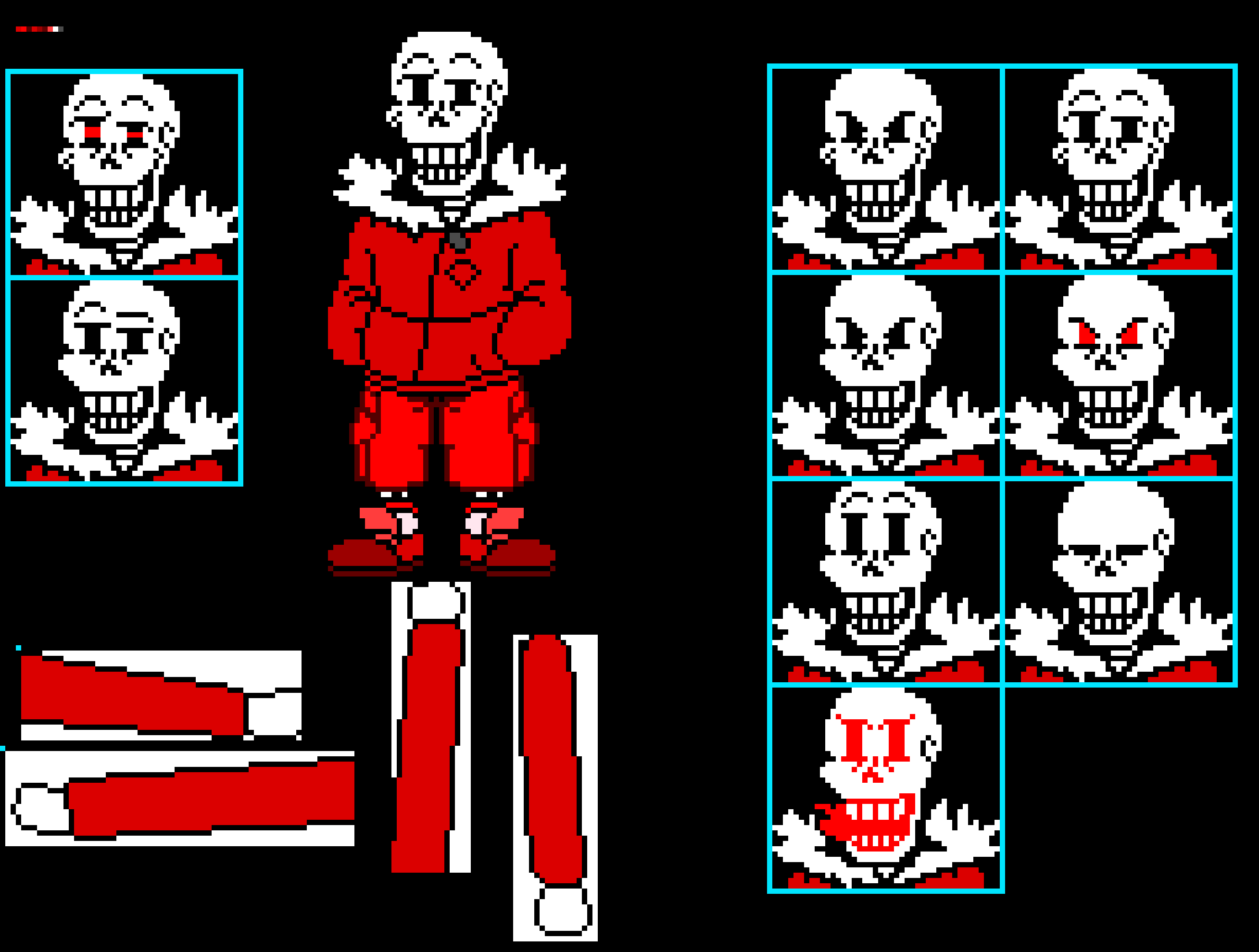[f70e84] TheRedCrystal Papyrus with other faces and arms arms