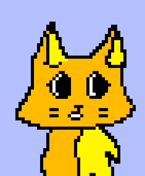 [e07772] *gets scared and sees Milly [cool cyan cat]