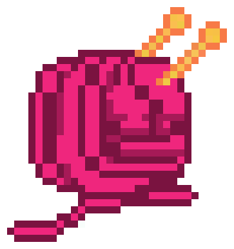 [f922a6] 8-bit knitting