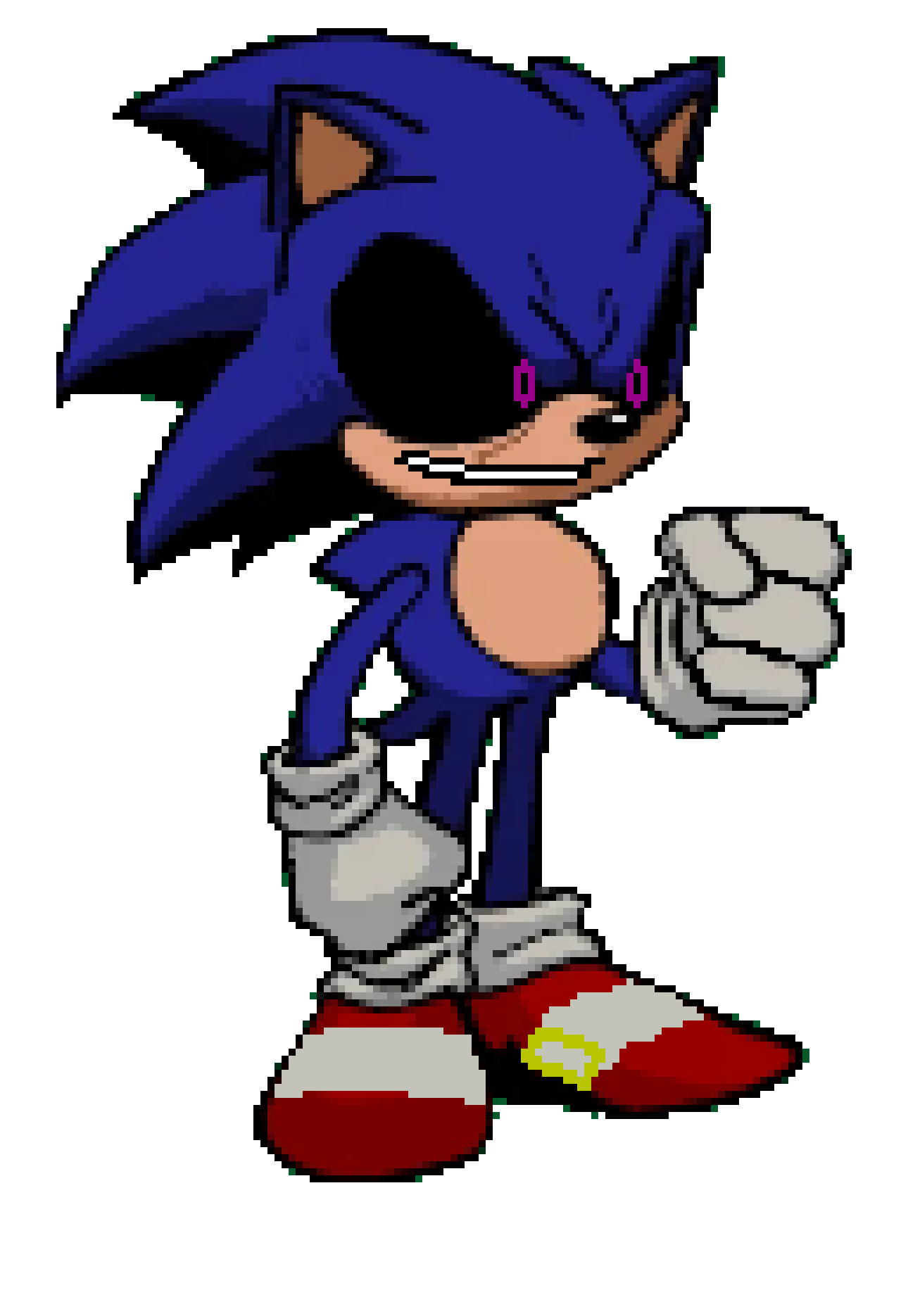 [854029] *he looks at tails* Huh? X? OH, Lord X. Um... im not him buddy. Name's Reaper {Reaper/The Hedgehog Mimic}