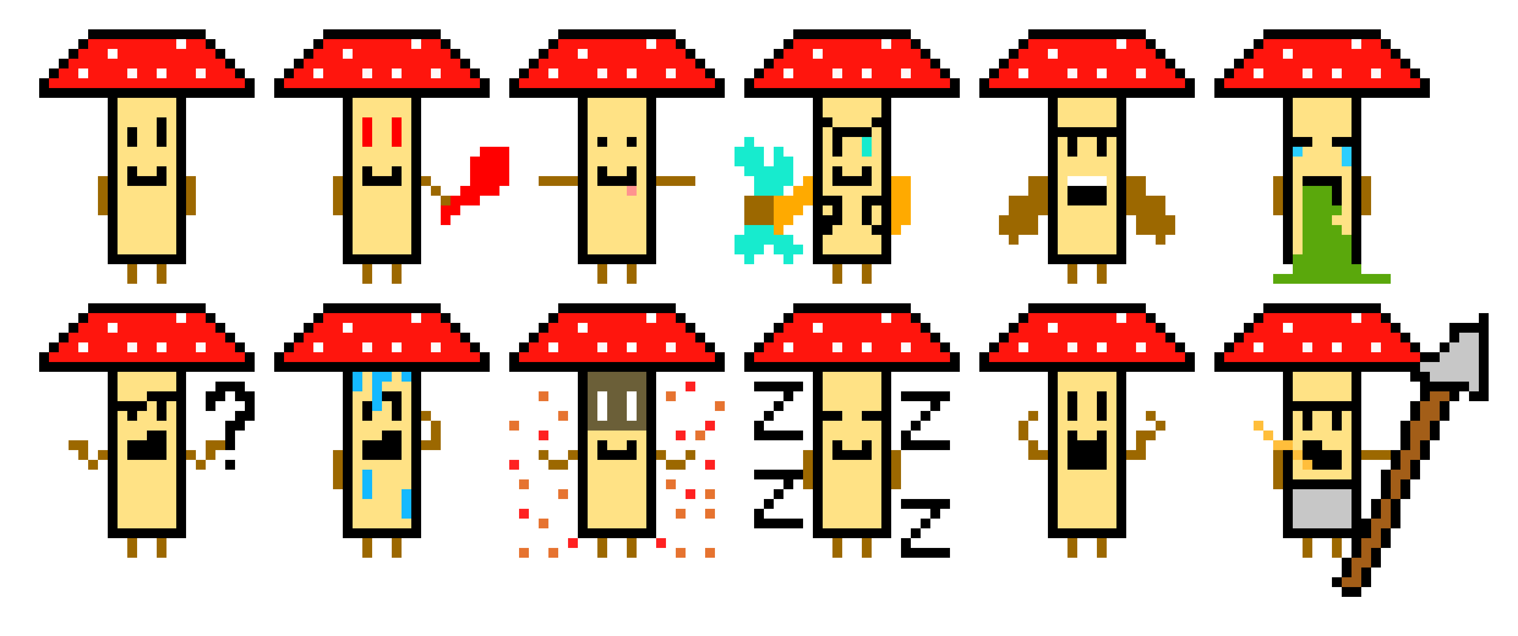 [b93a17] Mushroom man Adventures!! Ver. 2 (Undersprite2)