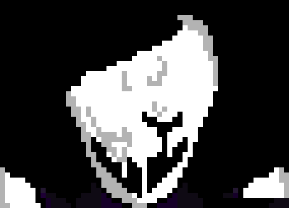 [a25343] -turns around and talks in a low scratchy voice- I am not here to do you any harm... 