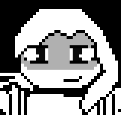 [7a0a81] *she has to go on her toes to be able to pet winter. and does so.*