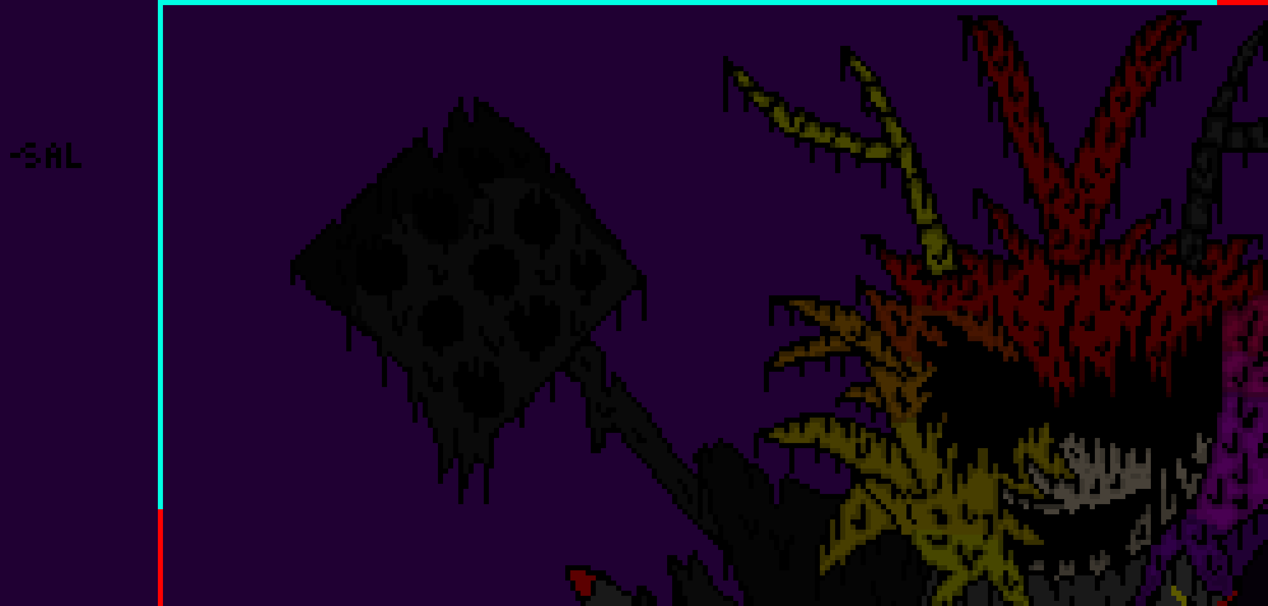 [9551cd] so DST, what im kinda seeing with this is that with what was shaded so far, the light seems to be coming from the bottom of the character