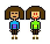 [9664c4] Frisk and Chara