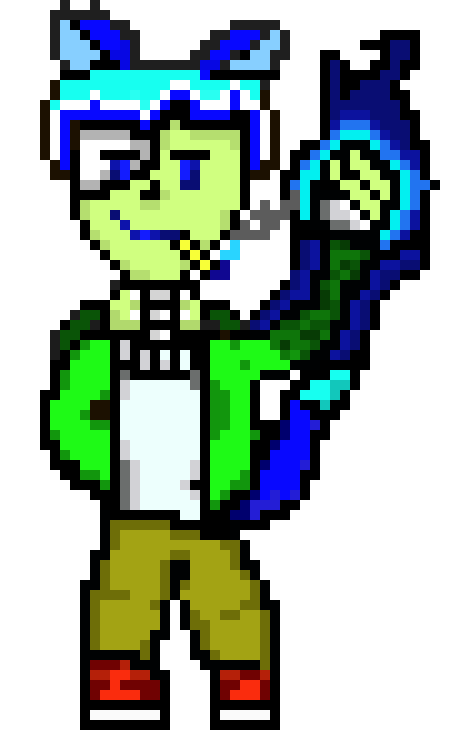 [04f305] i dont know what kinda green attack this is -dodges-