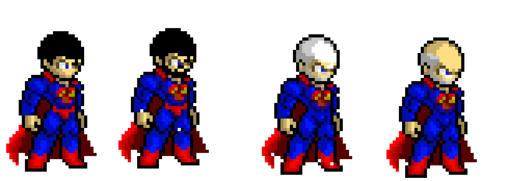 [4e025c] Superman thru the years